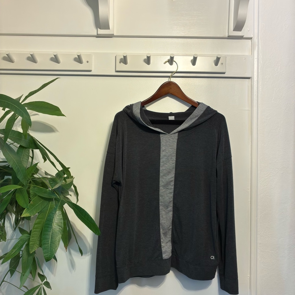 GAP Charcoal and Light Gray Hoodie